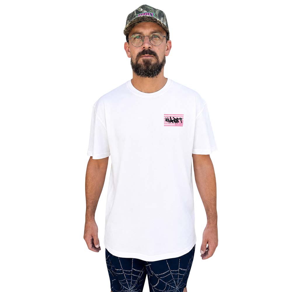 Habit Rebel Flag T-Shirt // White