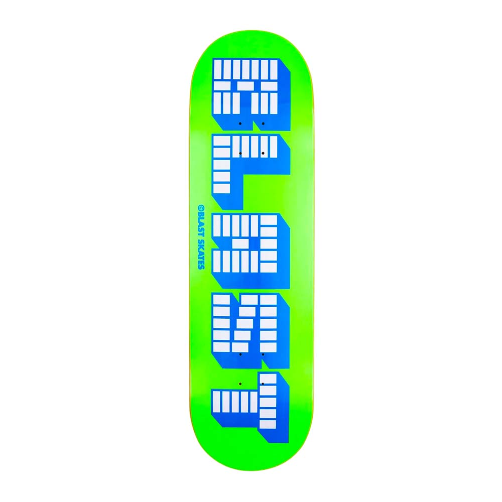 Blast Skates Blocks Skateboard Deck 9.0″ – Green