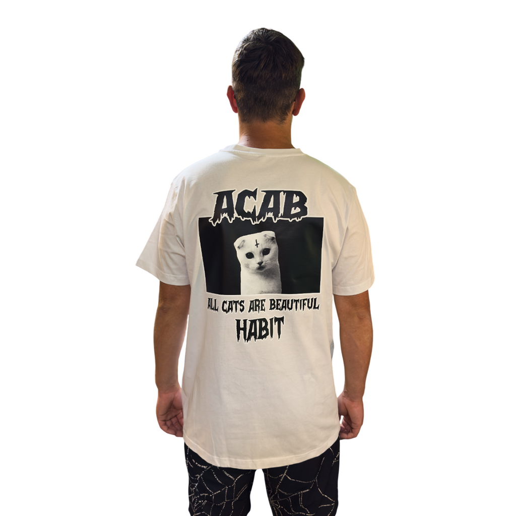 Habit ACAB Tee white
