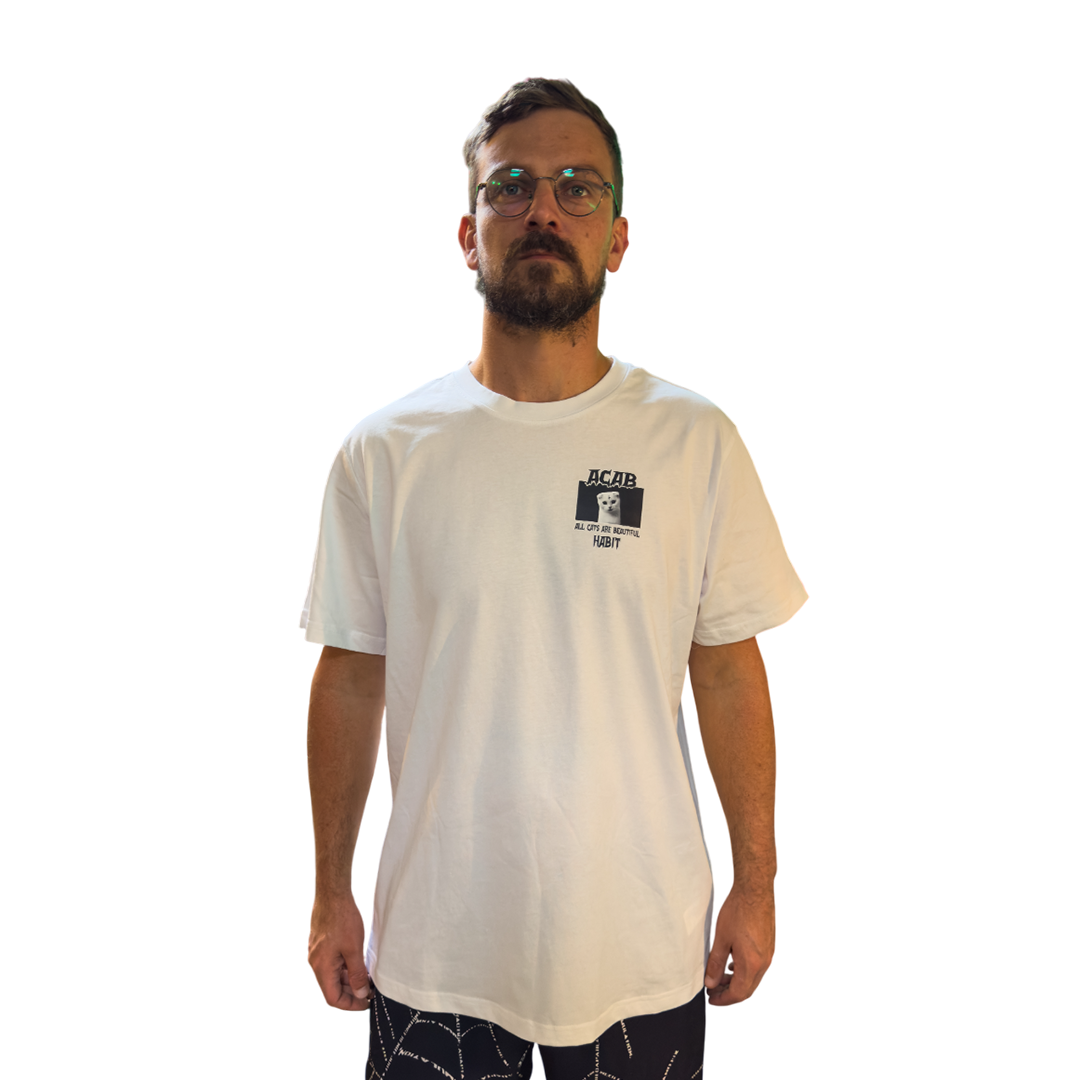 Habit ACAB Tee white