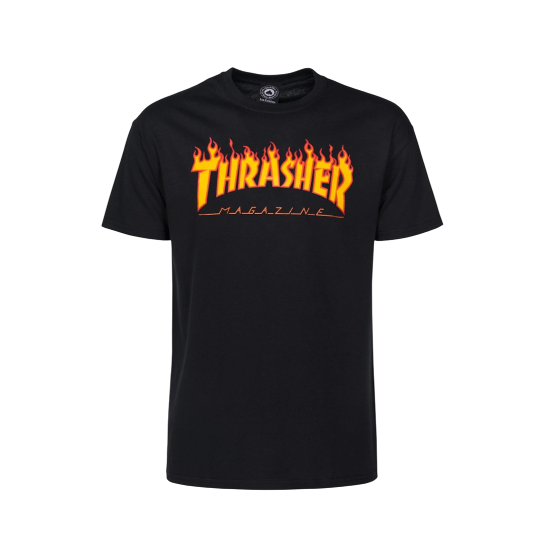 Thrasher Flame – Black