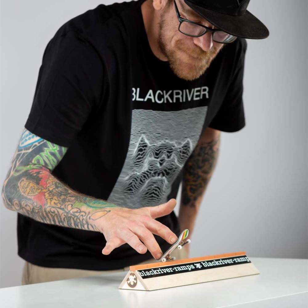 Blackriver Brick Block – Fingerboard Holz-Ledge mit Mini-Ziegeln