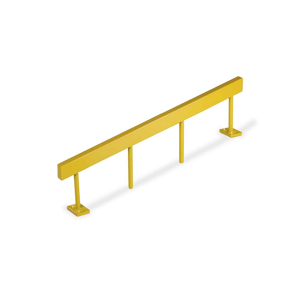 Blackriver Stairset mit eckiger gelber Rail – Fingerboard Holz-Treppenset