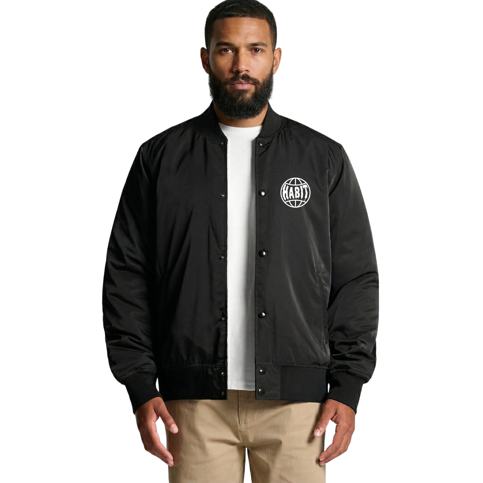 HABIT Bomber Jacket – Black