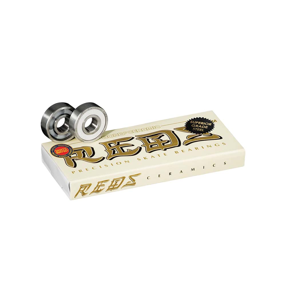 BONES BEARINGS Skateboard Kugellager Ceramic Super Reds