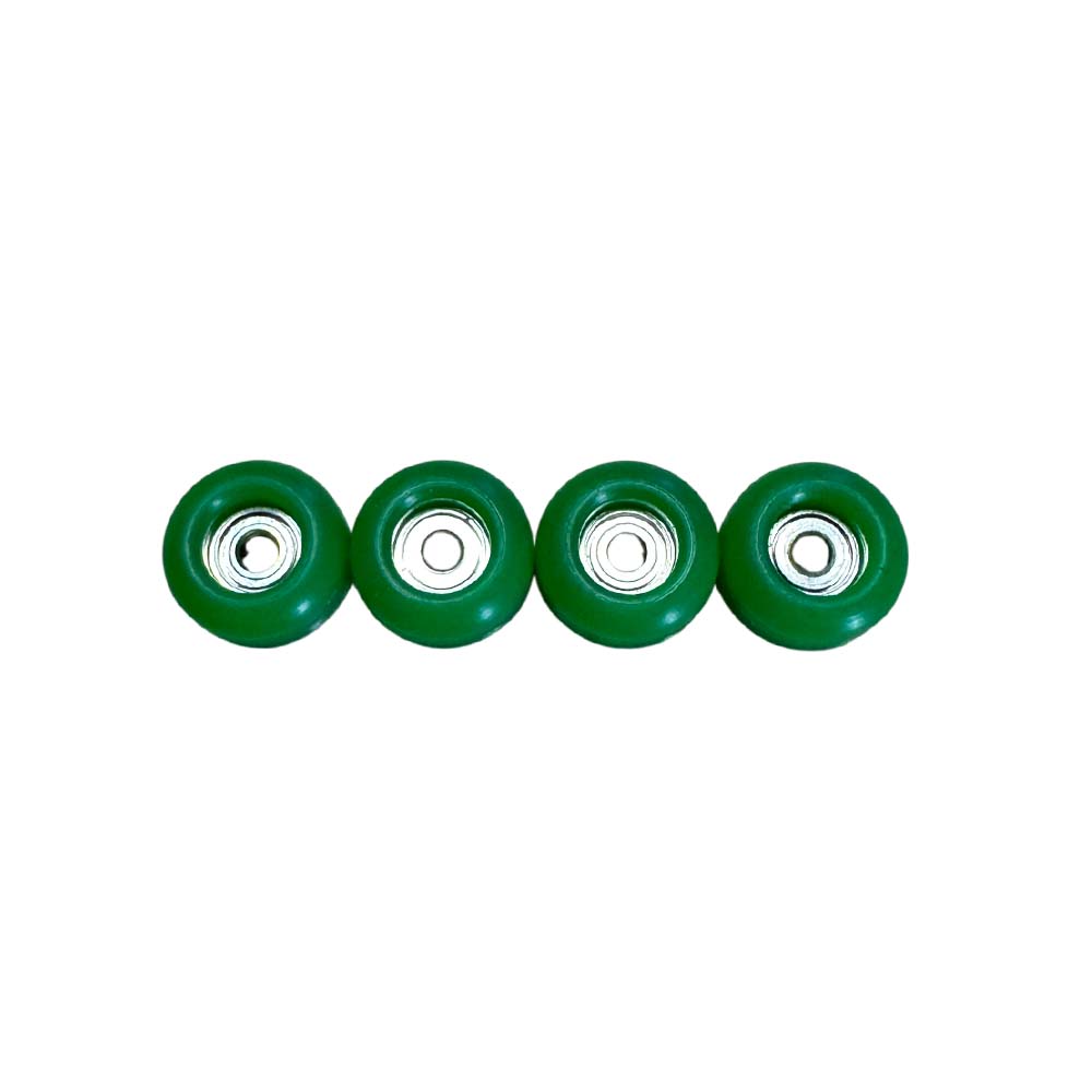 Brainfarm Pro Urethane Fingerboard Wheels Green – 4er-Set