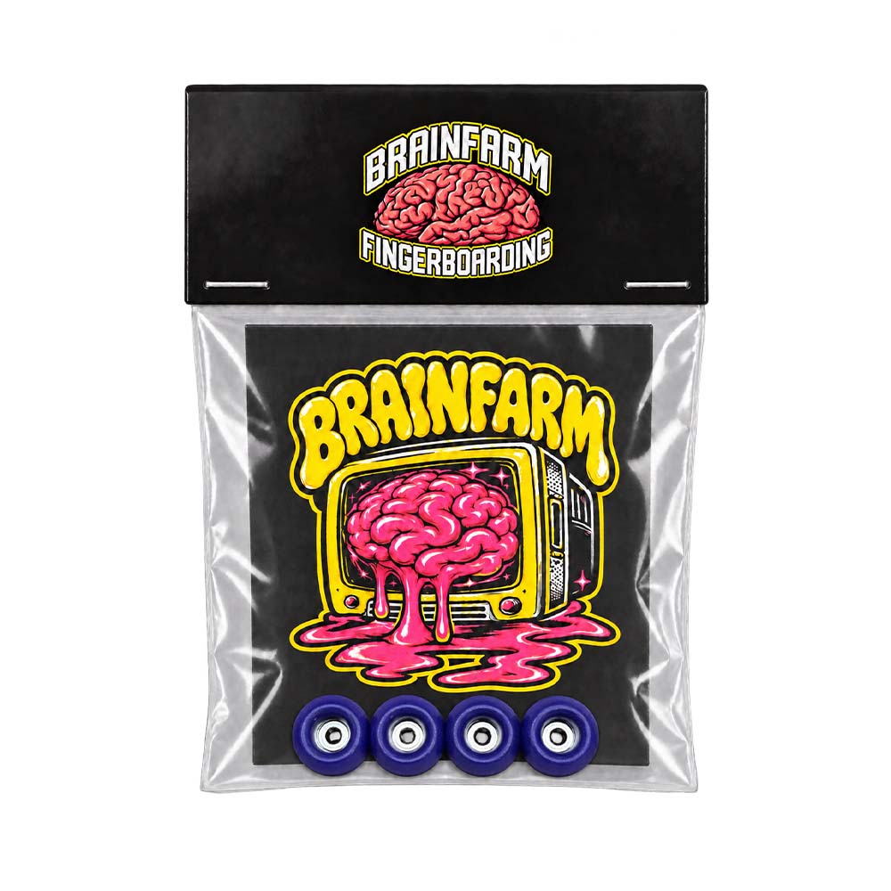Brainfarm Pro Urethane Fingerboard Wheels Purple – 4er-Set