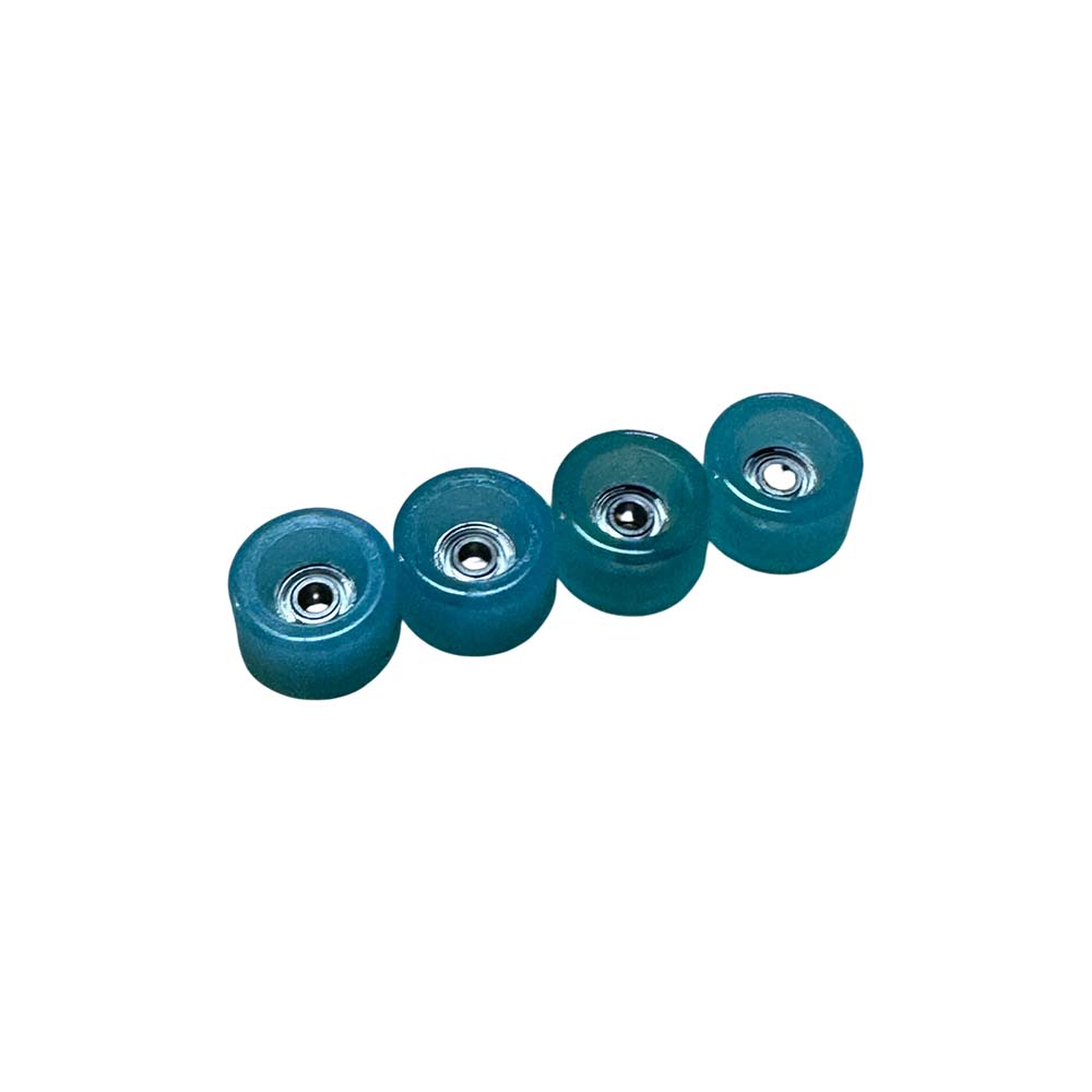 Brainfarm – Urethan Fingerboard Wheels // Translucent Blue (Stahlkugellager)