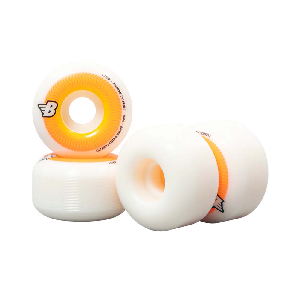Bronx Wheels Skateboard Rollen Swirl - Regular Shape 100A 52mm (4er-Set)
