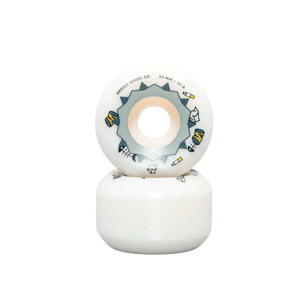 Bronx Wheels Skateboard Rollen Trash Roll V5 - Conical Shape 99A 53mm (4er-Set)