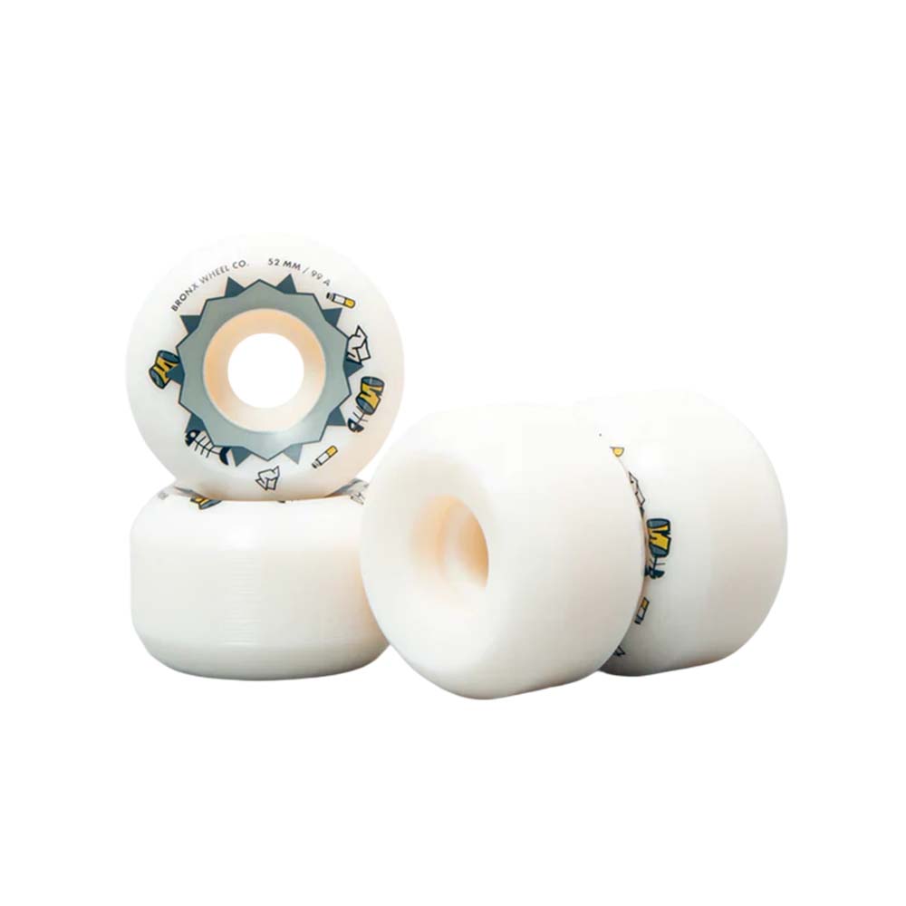 Bronx Wheels Skateboard Rollen Trash Roll V5 - Conical Shape 99A 53mm (4er-Set)