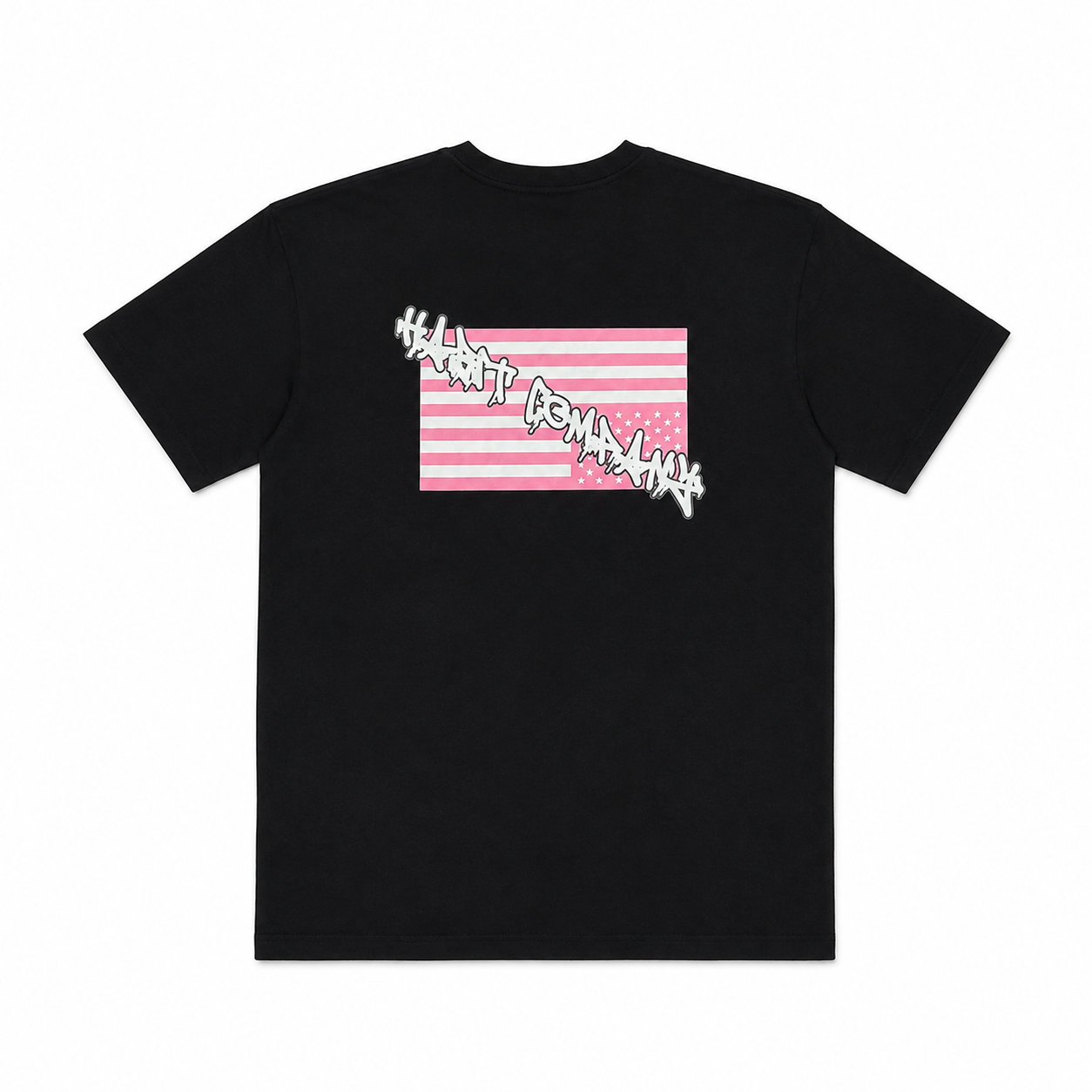 Habit Rebel Flag T-Shirt // Black