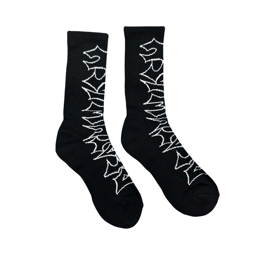 Deathwish Skateboards Heavy Crew Socks Socken Black (One Size)