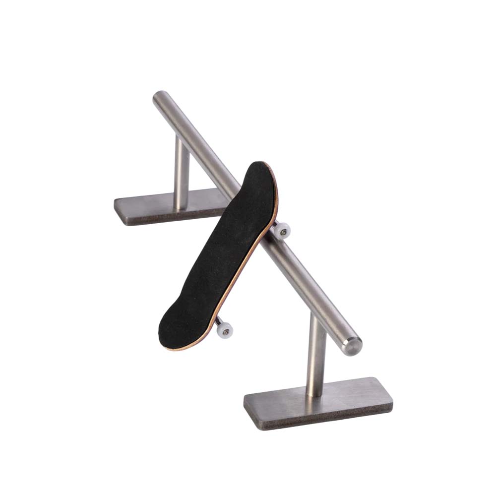 Inpeddo Fingerboard Rail Round Silver – Runde Metall-Skate-Rail