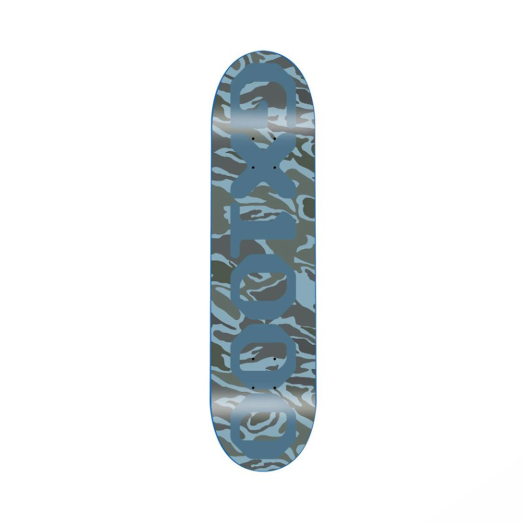GX1000 OG Logo Camo Deck – Blue 8.0″
