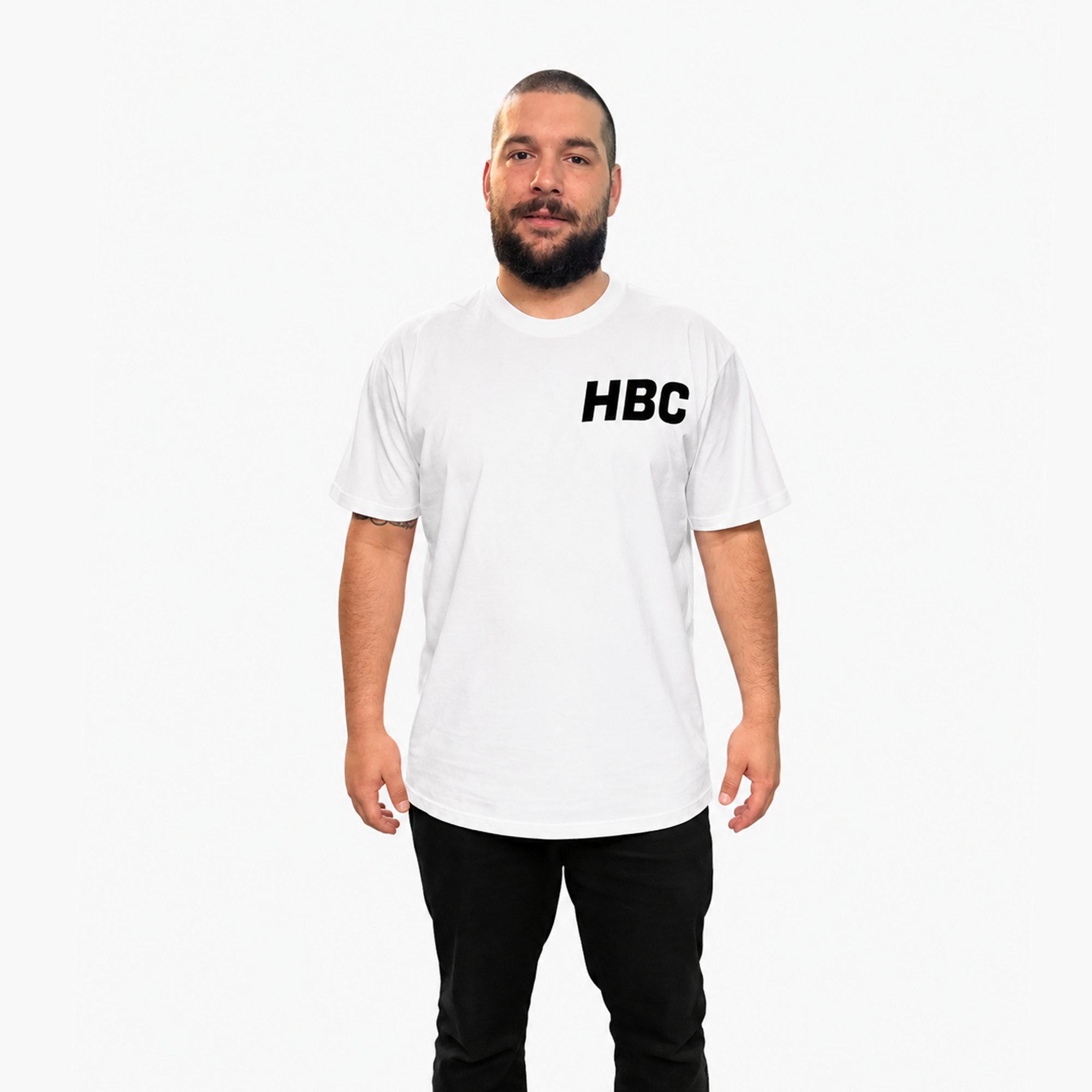 HBC – Classic Logo Tee // White