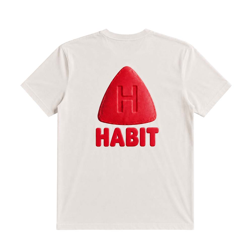 Habit – HDMA Skate T-Shirt //  White