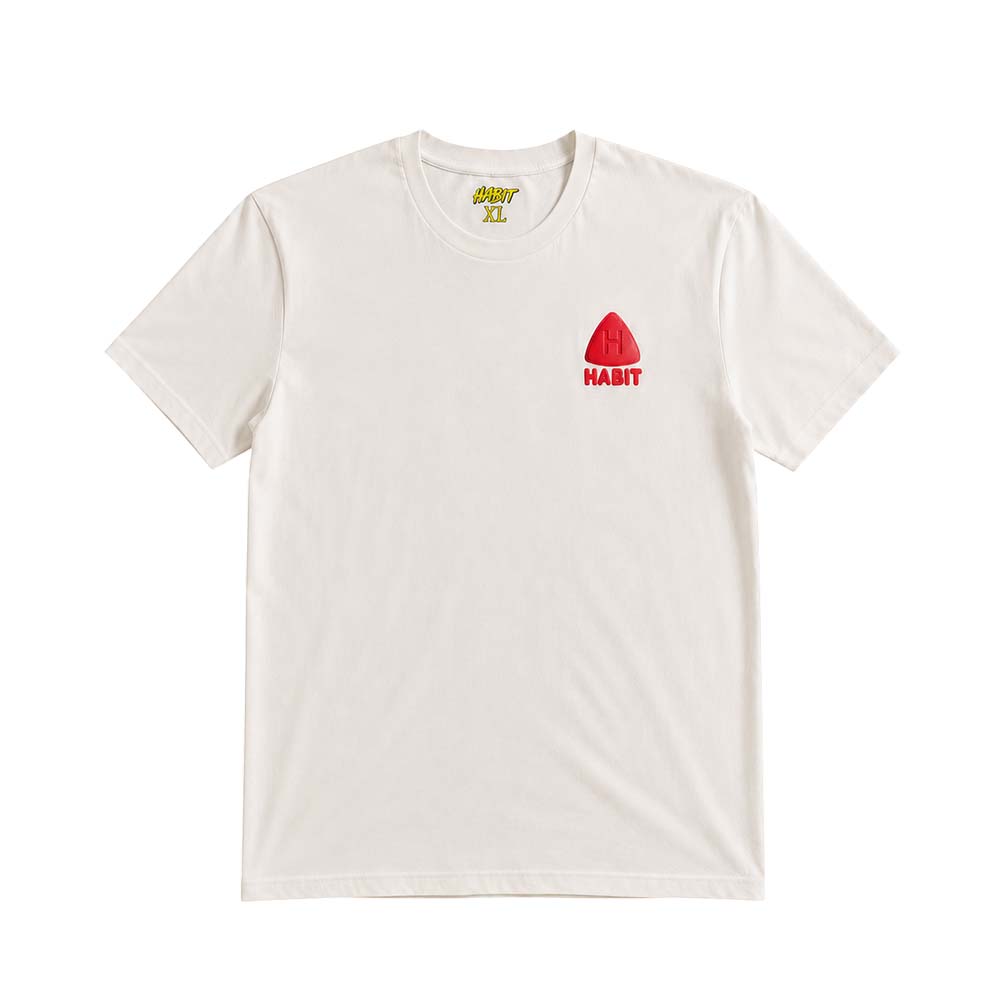 Habit – HDMA Skate T-Shirt //  White