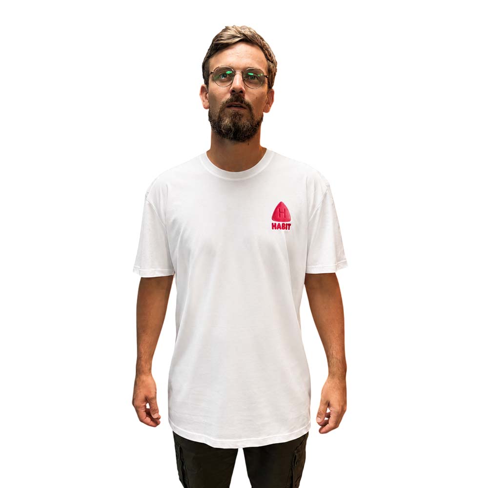 Habit – HDMA Skate T-Shirt //  White