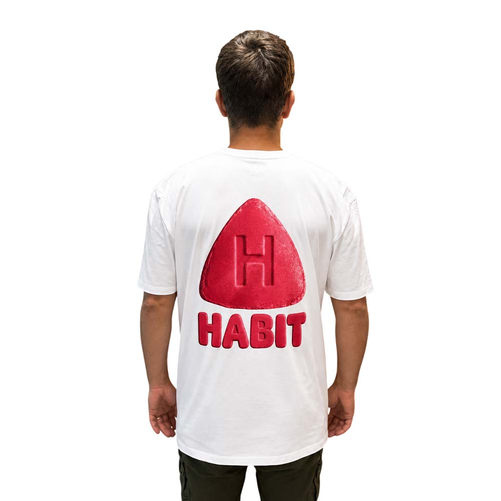 Habit – HDMA Skate T-Shirt //  White