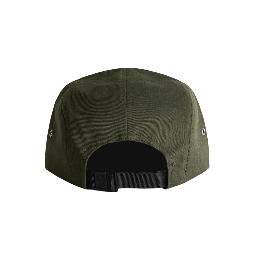 Habit 5 Panel Cap Forest Green – verstellbare Streetwear-Cap