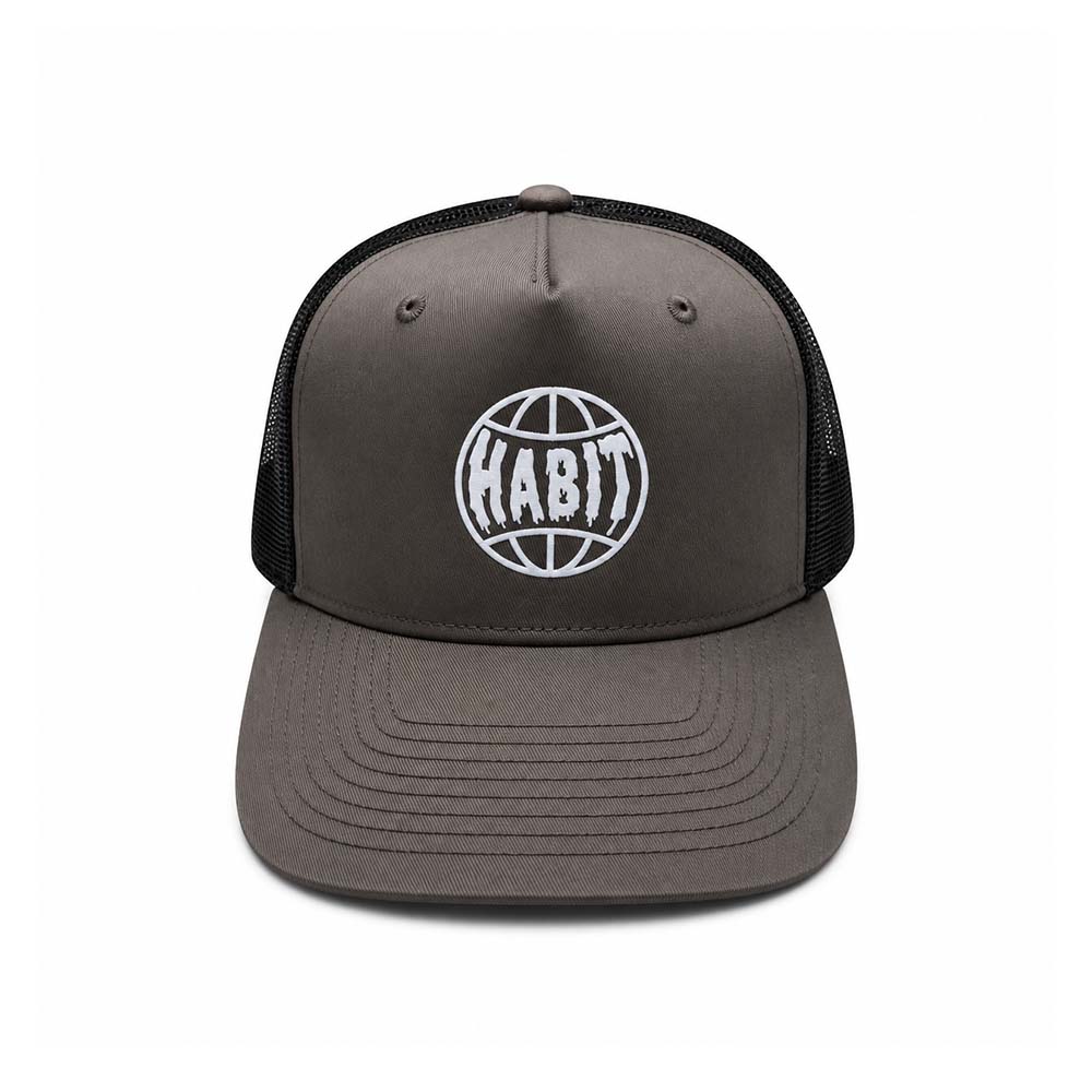 Habit Anti World Trucker Cap – Brown / Black