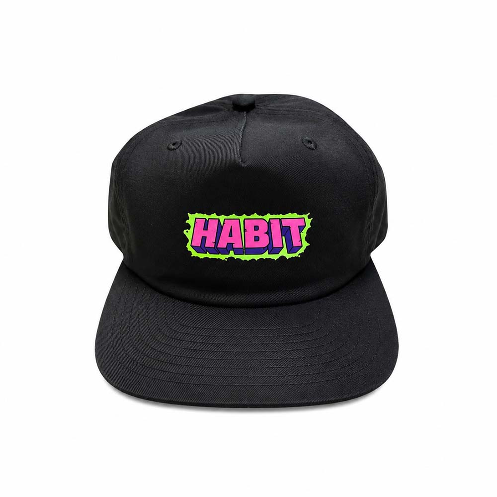 Habit Defender Snapback Cap – Black