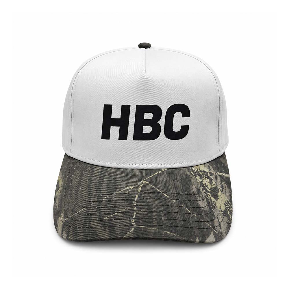 Habit HBC Nobel Snapback Cap – White / Camo