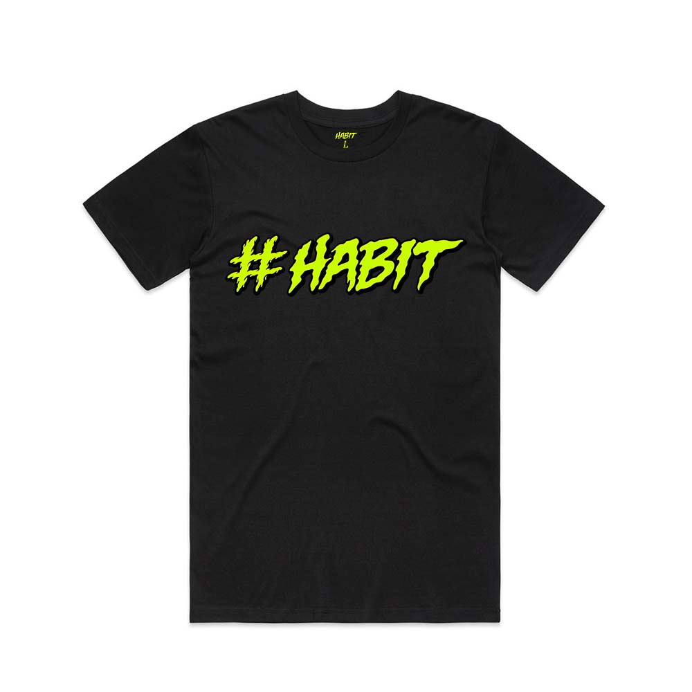 Habit – Hashtag Skate T-Shirt // Black