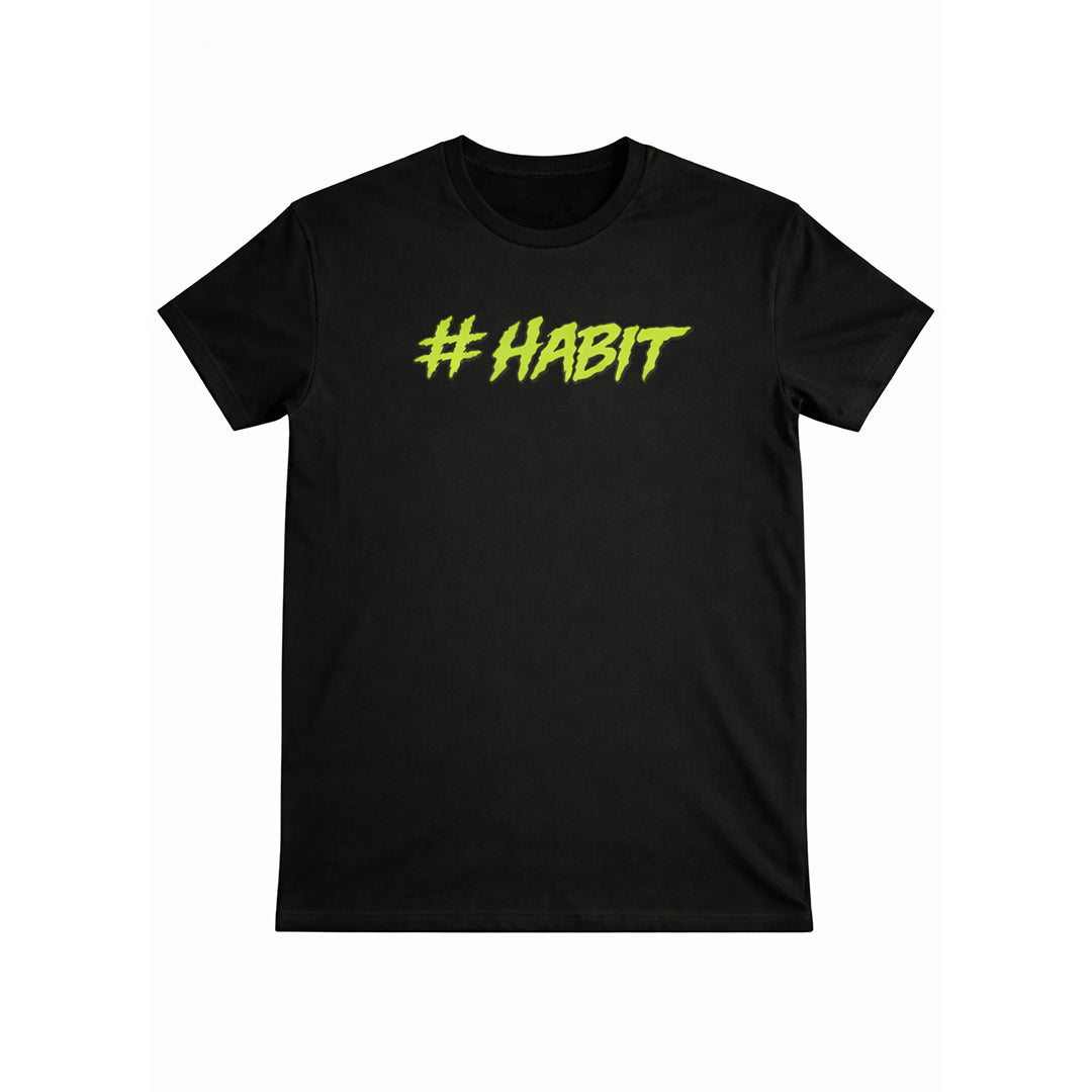 Habit Hashtag Tee black