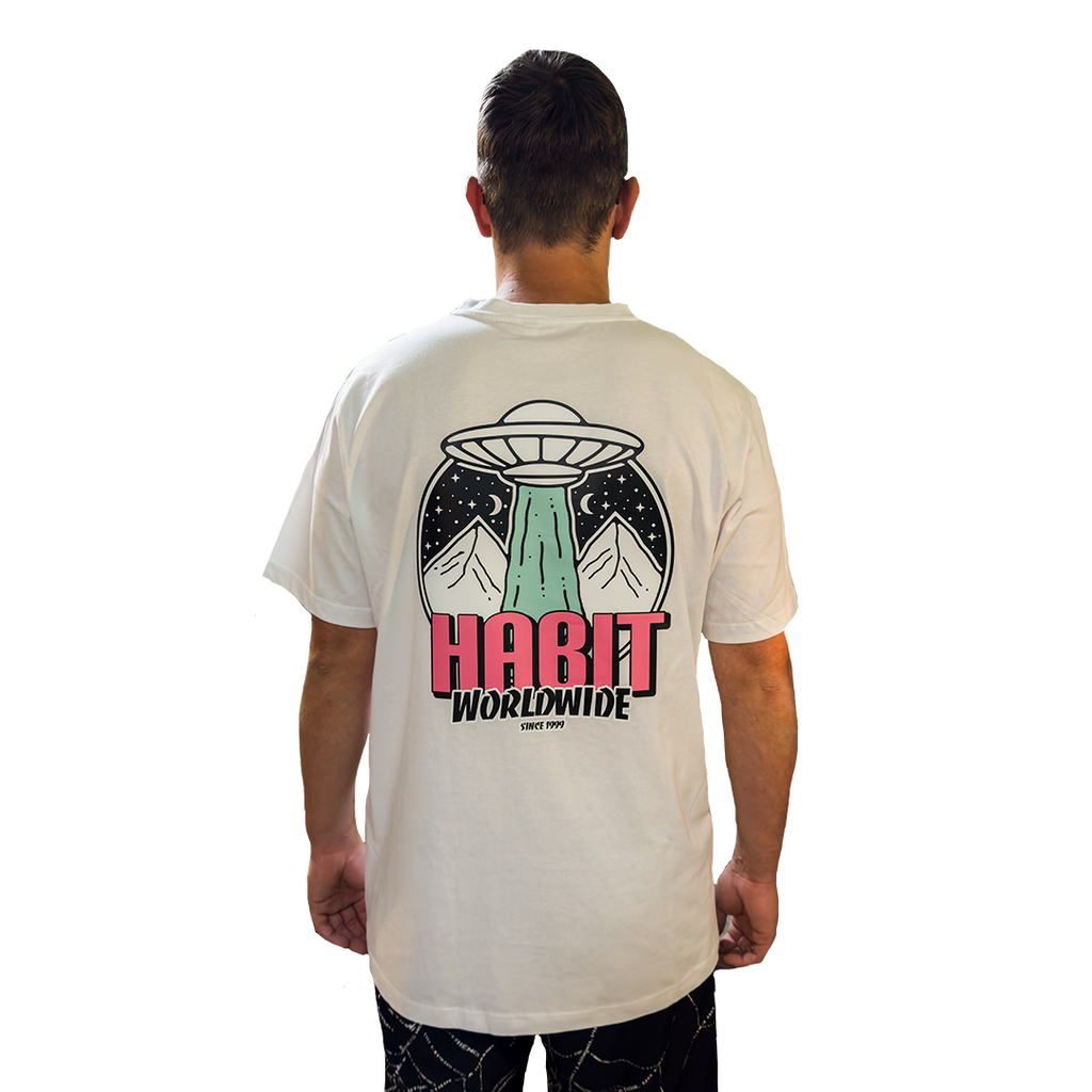 Habit Worldwide Tee Standart / white