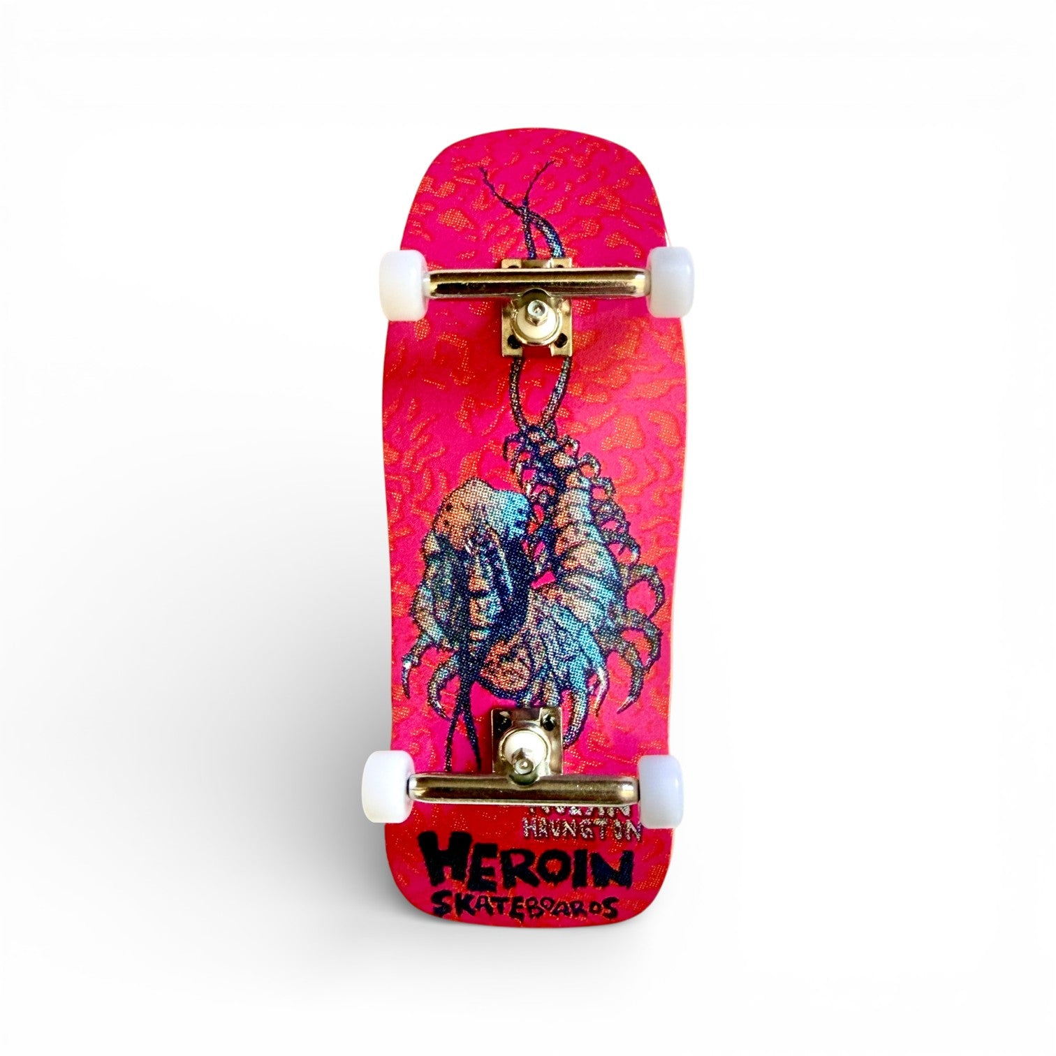 Custom Pro x Heroin Haungton Knock Off Fingerboard Komplettset – 36mm x 96mm