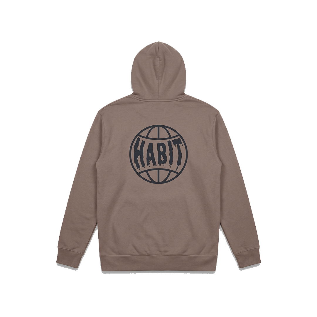 Habit Grinder Hoodie Brown