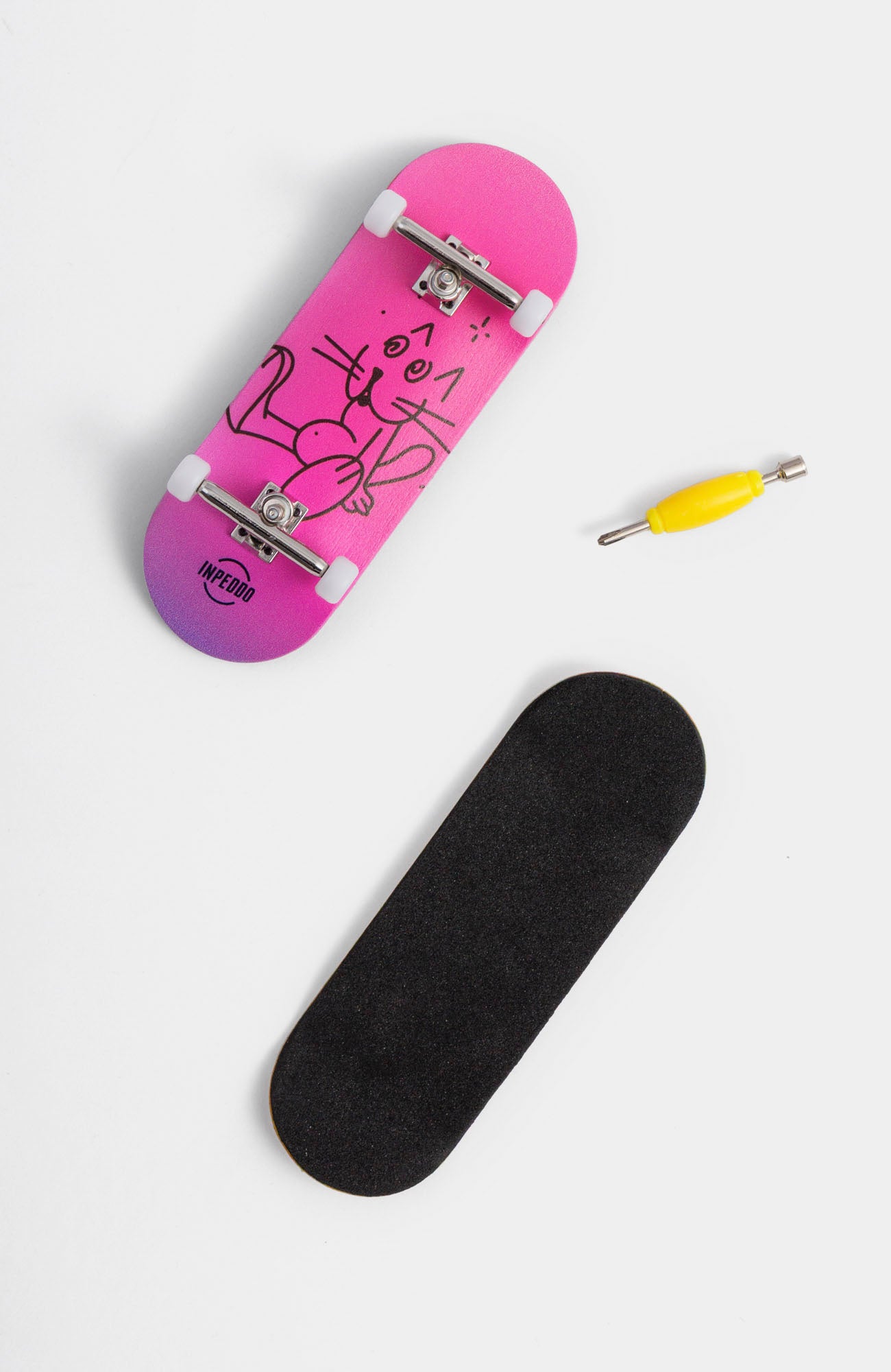 Fingerboard Compl. 3rd Gen, BOOZE CAT - 34mm