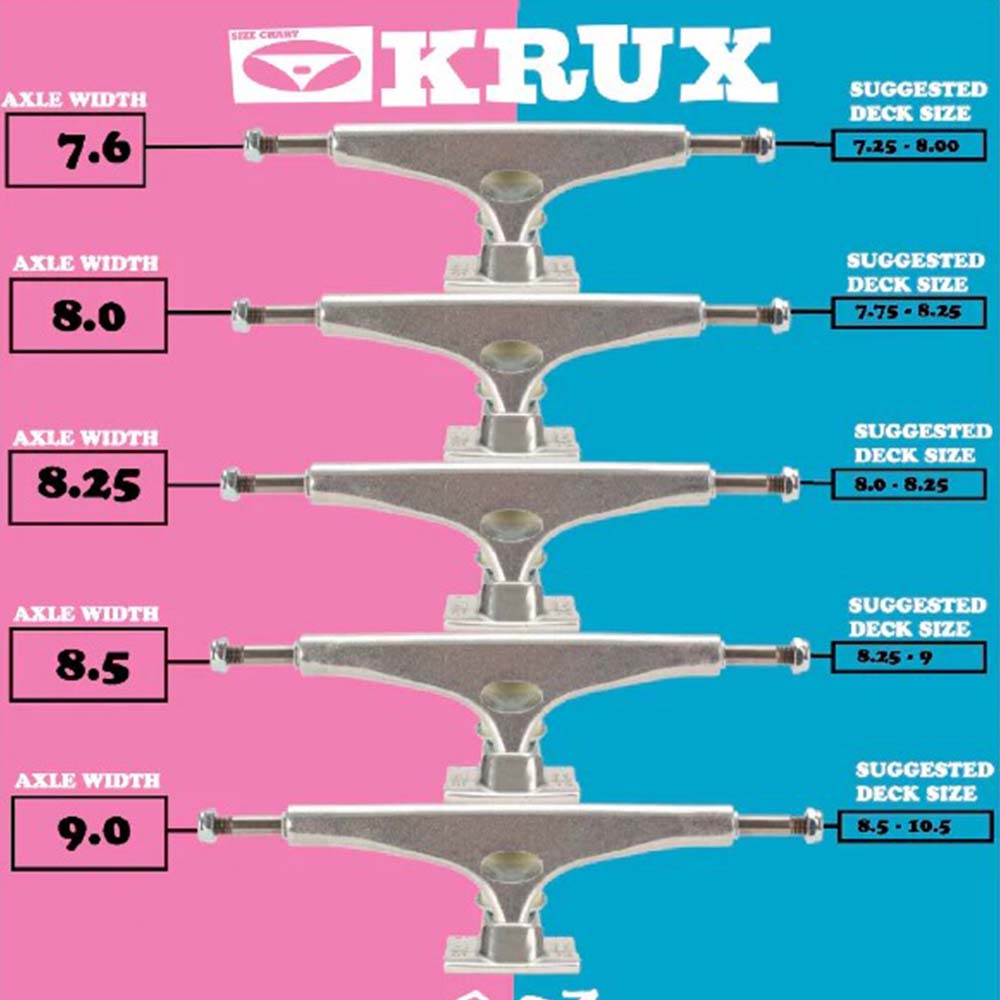 Krux 8.25 K5 Hollow Louie Barletta Skateboard Achse – Light Blue / Black Baseplate