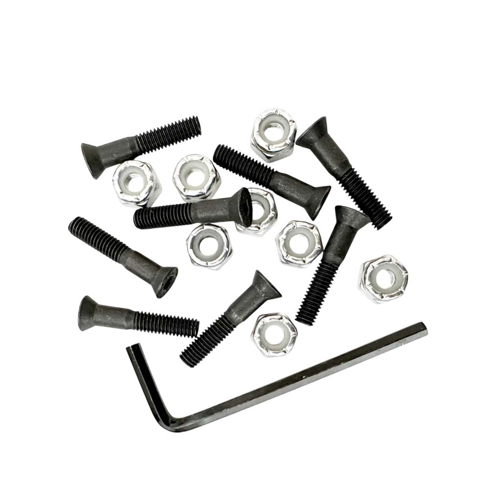 Thunder Trucks Skateboard Montageset 7/8" Phillips Kreuzschlitz Hardware (Blau/Schwarz)