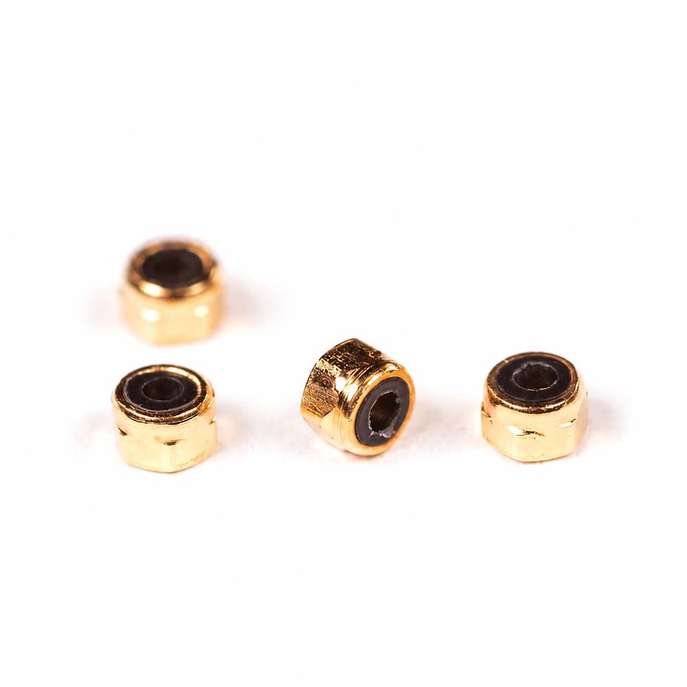 Blackriver First Aid Set Lock Nuts Gold – 4 Stück