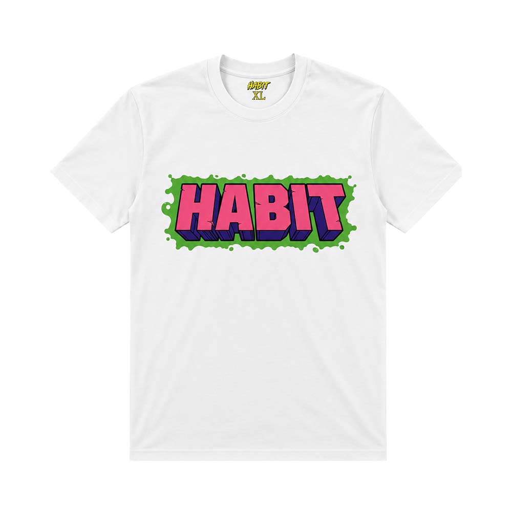 Habit – Defender Skate T-Shirt //  White