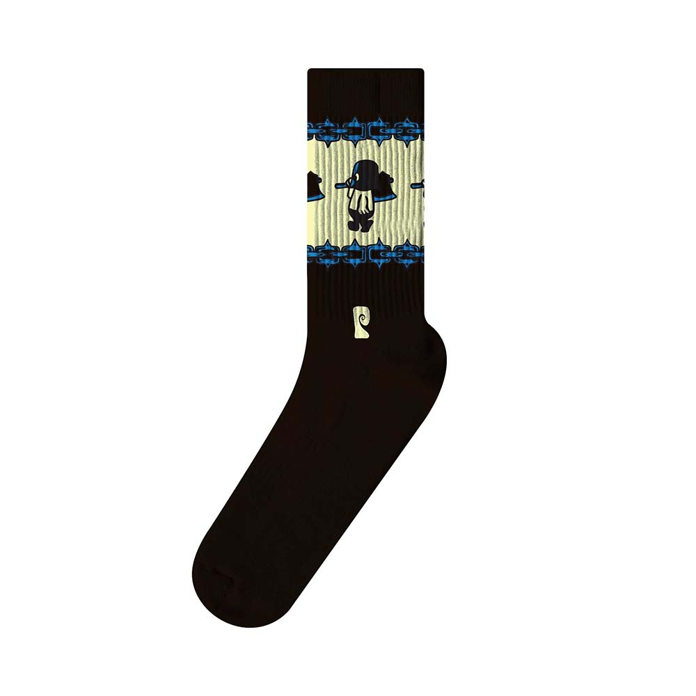 PSOCKADELIC Skatesocken Crew Socks Death Chain Schwarz/Blau