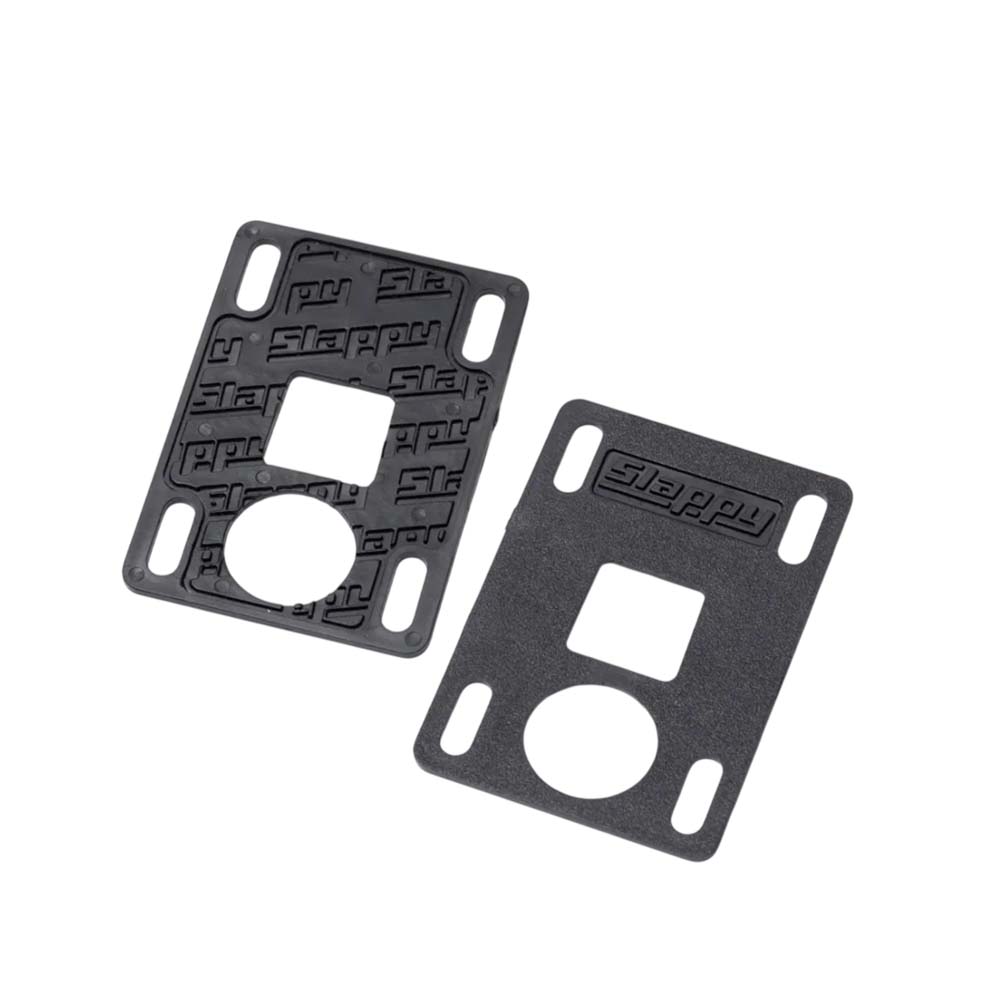 Slappy Trucks Skateboard Shock Pads Slabs 3mm Riser Pads (Schwarz / 2er-Pack)
