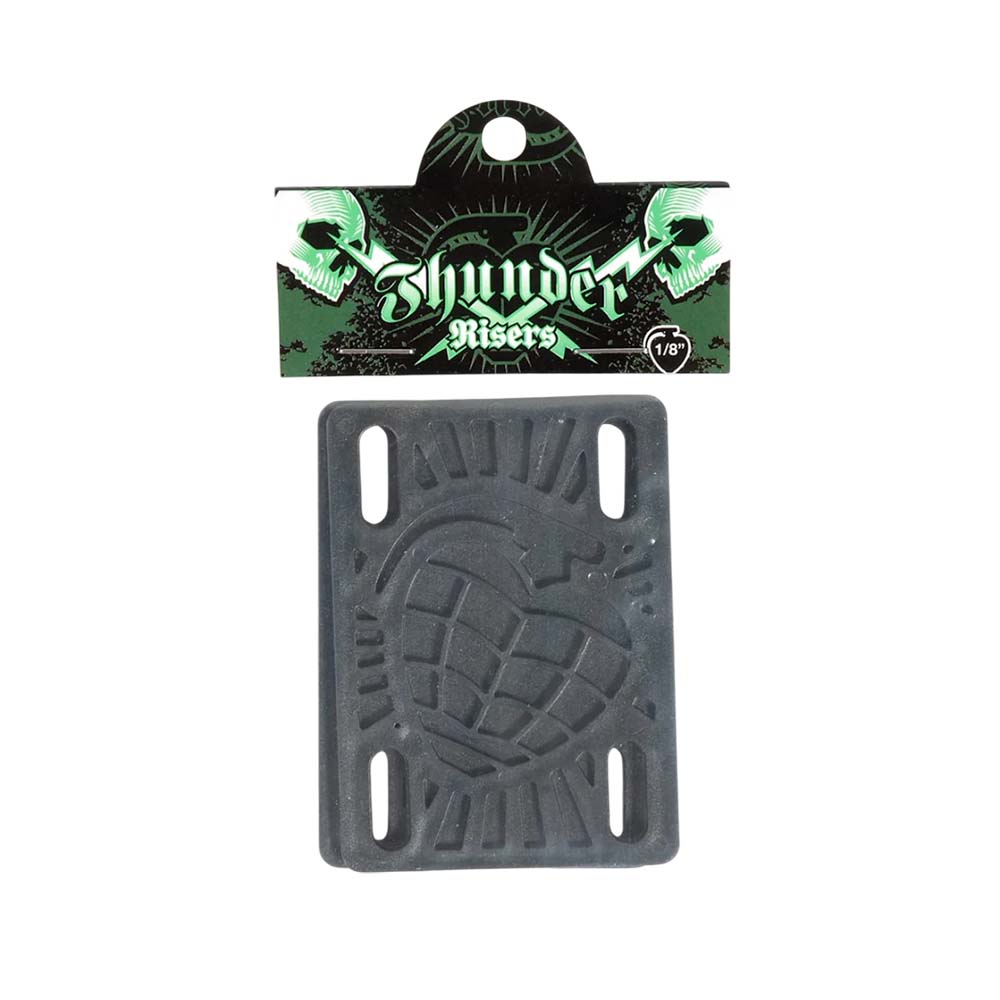 Thunder Trucks Skateboard Riser Pads 1/8" Zoll (Schwarz / 2er-Pack)