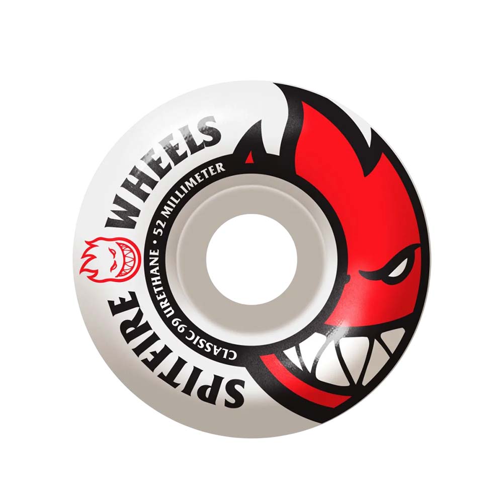 Spitfire Wheels Bighead Skateboard Rollen 52mm – Natural / Red / Black (4er Pack)
