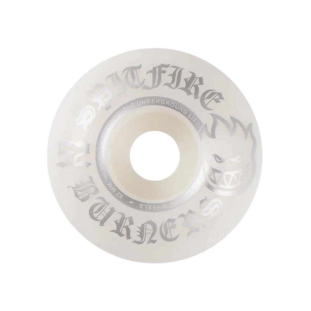 Spitfire Wheels Burners Bighead Skateboard Rollen 52mm – Natural / Silver (4er Pack)