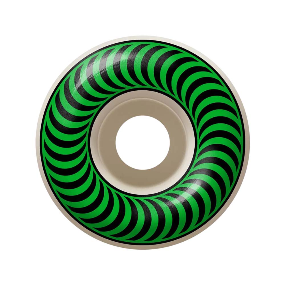 Spitfire Wheels Classic Swirl Skateboard Rollen 52mm – Natural / Green / Black (4er Pack)