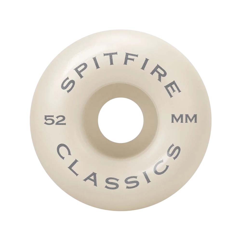 Spitfire Wheels Classic Swirl Skateboard Rollen 52mm – Natural / Green / Black (4er Pack)