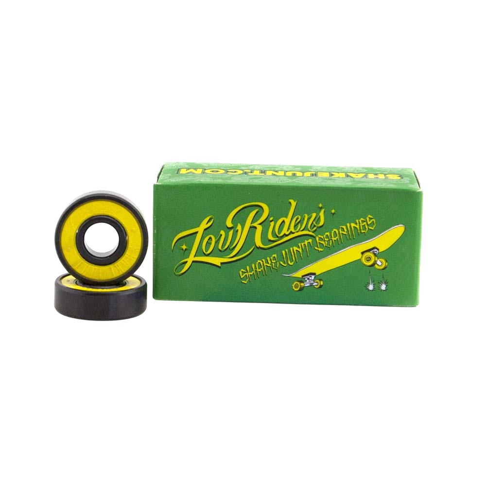 SHAKE JUNT Kugellager Skateboard Bearings Low Riders Gelb/Schwarz
