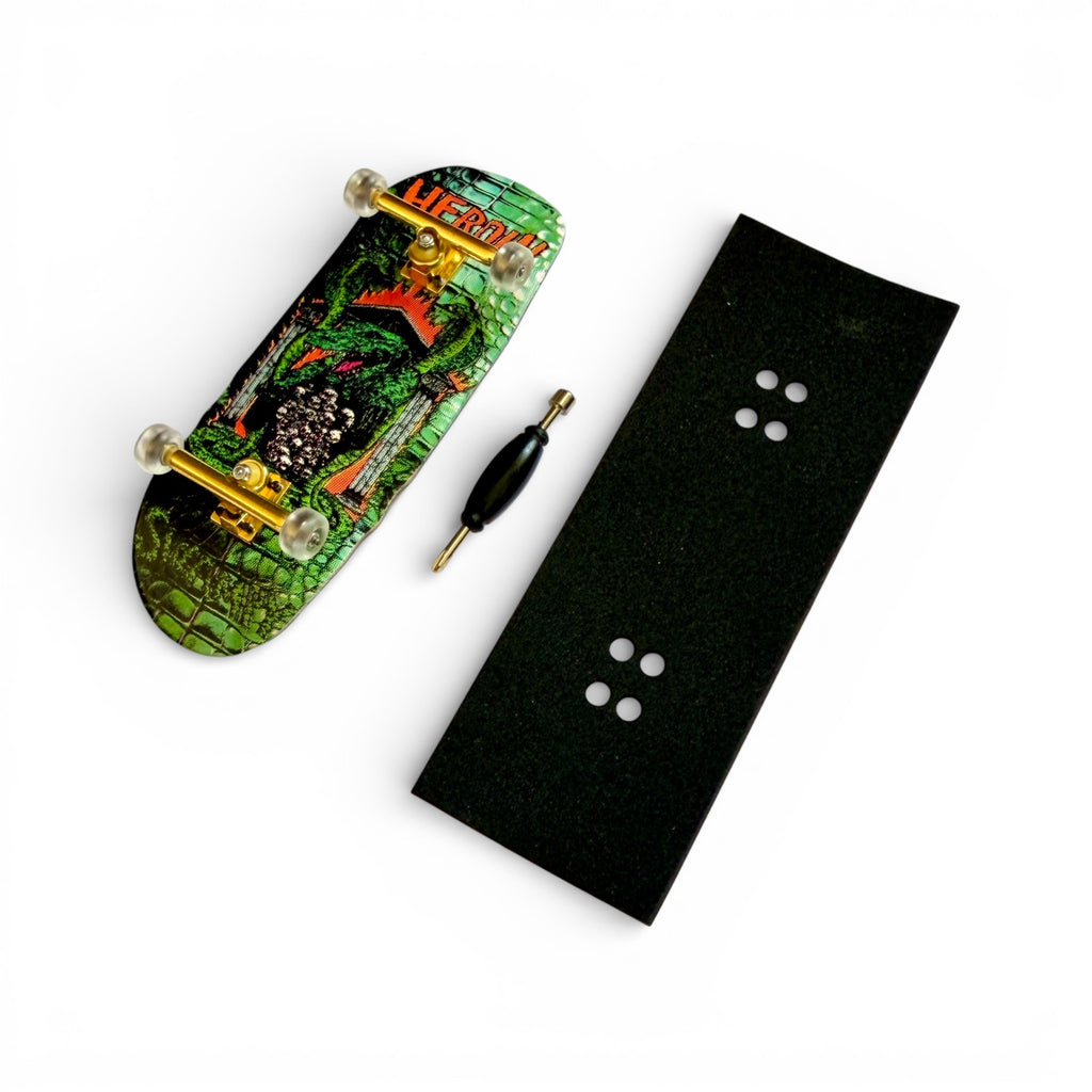 Custom Pro x Heroin Swampy Knock Off Fingerboard Komplettset – 36.5mm x 98mm