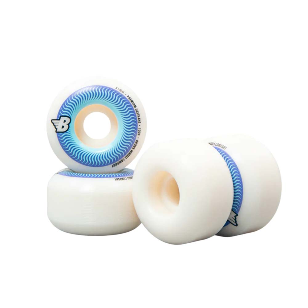 BRONX WHEELS COMPANY Skateboard Rollen Swirl Regular Shape - 100A 51mm