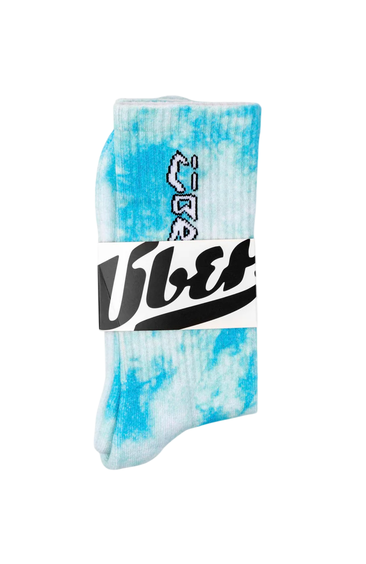 ÜBER Batik Socks Blue
