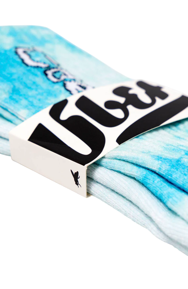 ÜBER Batik Socks Blue